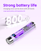 Lampada UV LED per Asciugatura Unghie SNRQI con Funzione Memoria, Timer Auto-Ripristino dopo Spegnimento, Asciugatore Intelligente per Smalto Gel