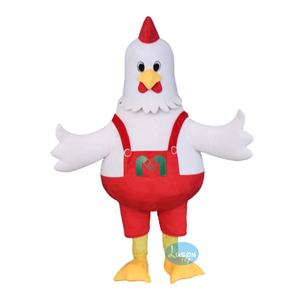 Personalizado pollo dibujos animados Halloween <span class=keywords><strong>Anime</strong></span> carnaval suave felpa tamaño adulto mascota disfraz Cosplay vestido - Product Image 1