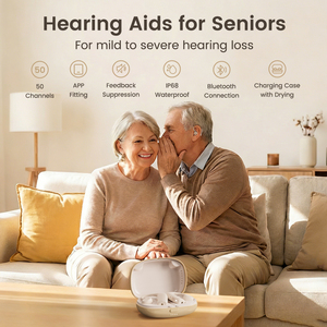 Flysound, Proveedor Líder de <span class=keywords><strong>Audífonos</strong></span> Digitales Bluetooth Mini BTE de 50 Canales, Recargables, Dispositivo Médico <span class=keywords><strong>para</strong></span> la Audición y el Sordera - Product Image 2