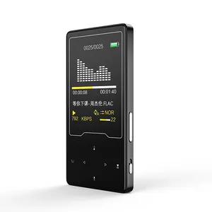 Venta caliente calidad delgada de alta resolución de audio Mini Radio Fm moda reproductor de música MP3 portátil