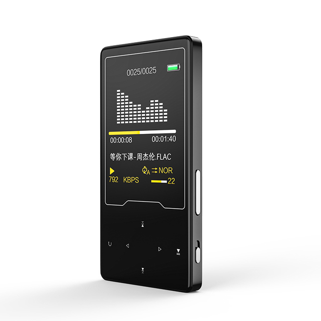 Hot Selling Quality Slim High Resolution Audio Mini Fm Radio Fashion Portable MP3 Music Player