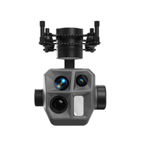 Cámara con Gimbal para Drones, con Sensor Cuádruple, 48MP, Luz Visible, Imagen Térmica 640x512, Zoom 11X, Seguimiento por IA, Estabilización de 3 Ejes, para Vigilancia