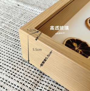 Rỗng 4Cm Bằng Gỗ Khung Ảnh Hiển Thị Trường Hợp Khô Hoa A3 Tường Treo Kính Thực <span class=keywords><strong>3</strong></span> <span class=keywords><strong>D</strong></span> Bóng Hộp - Product Image 2