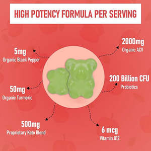 Haute Qualité Minceur Perte De Poids Gommes Immunitaire Supprt Perte De Poids Puissance Soutien Minceur Gummy - Product Image 4