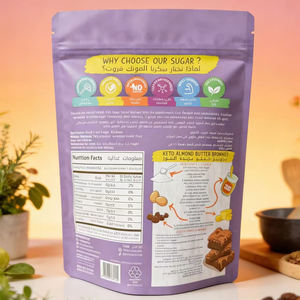 Bolsas Mylar de marca impresas personalizadas, papel de aluminio a prueba de olores, bolsas de embalaje de goma de azúcar resellables, bolsa de pie - Product Image 6