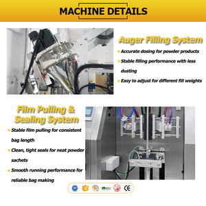 Machine automatique <span class=keywords><strong>de</strong></span> conditionnement en sachet stick pour poudres <span class=keywords><strong>de</strong></span> suppléments, électrolytes, protéines et poudres <span class=keywords><strong>de</strong></span> boissons - Product Image 3