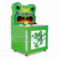 Enfants à pièces jouent jeu de marteau crazy hit tête de grenouille kit de machine de jeu d'arcade machine d'argent d'affaires