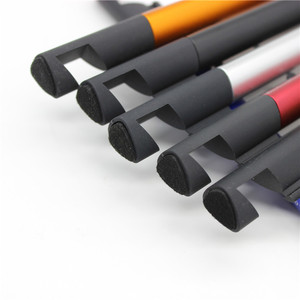 Estudiante gobernante bolígrafo forma de triángulo, sostenedor del teléfono móvil de pantalla táctil de pluma de publicidad - Product Image 4