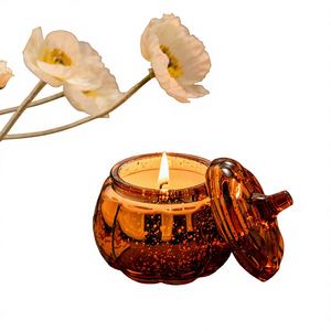 BYME Ensemble de deux bougies décoratives d'Halloween, Mug Citrouille Ciel Étoilé, Bougie d'aromathérapie, Coffret Cadeau, Articles de Fête - Product Image 3