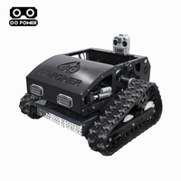 Tondeuse rotative industrielle autotractée 4 temps 190cc à essence avec télécommande et fonctions robotisées automatiques 1200-1500W