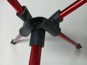 كرسي شاطئ محمول خفيف الوزن للرحلات الخارجية والسياحة والتنزه، كرسي قمر للتخييم قابل للطي مصنوع من الألومنيوم - Product Image 3