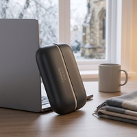 Chauffe-mains magnétique chauffant, type séparé, USB portable, double chauffage, pour les voyages en extérieur, cadeau d'hiver