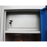 Mobilier scolaire simple porte en acier almirah étudiant casier avec cintre casier de stockage de vêtements