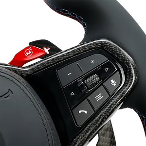 Volant en fibre de carbone pour <span class=keywords><strong>BMW</strong></span> CS Série G F30 G20 G22 G23 G26 G80 G81 G30 G32 G34 G36 M3 M4 M5 M Sport 2020 2021 <span class=keywords><strong>2022</strong></span> 2023 - Product Image 5