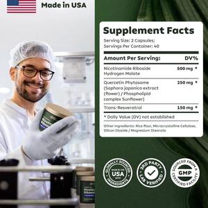 นิโคตินาไมด์แคปซูลระเบิด TK <span class=keywords><strong>NAD</strong></span> + แคปซูล <span class=keywords><strong>NAD</strong></span> <span class=keywords><strong>Nicotinamide</strong></span> riboside สำหรับผู้ใหญ่ - Product Image 4