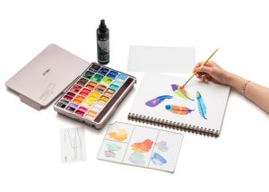 Ensemble de peinture acrylique HIMI <span class=keywords><strong>MIYA</strong></span> 12 ml, 48 couleurs, double gobelet avec film en caoutchouc - Product Image 5
