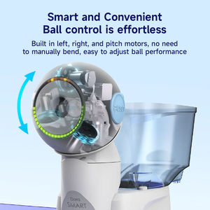 หุ่นยนต์ปิงปองแบบพกพา 3 ล้อ Pusun รุ่น Smart พร้อมความจุลูกปิงปอง 260+ ลูก ควบคุมผ่านรีโมทและแอปพลิเคชัน ปรับมุมได้ 9 ระดับ น้ำหนักเบา - Product Image 5