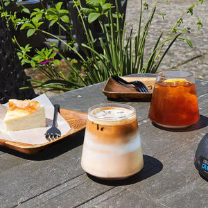 Verres à whisky coniques en verre borosilicate de haute qualité en gros, tasses incassables, tasses à petit-déjeuner, tasses à café, tasses à jus - Product Image 4