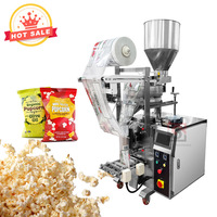 Sac oreiller vertical entièrement automatique, 4 pièces, pour micro-ondes, popcorn, collations, remplissage, emballage, prix machine