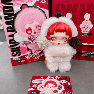 Mart SKULLLPANDA série symphonie d'hiver mignon pendentif jouets en peluche dessin animé mystère boîtes aveugles belles poupées - Product Image 2