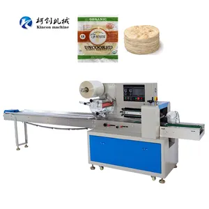 Full Automatic Conveyor Pillow Small Pouch Tortillas Packing Machine, Horizontal Ice Candy Flow Packing Machine