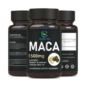 Private Label Organic 500mg Black Maca Capsules/maca Root Capsules 1 Buyer
