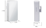 บริดจ์เน็ตเวิร์กกลางแจ้งกันน้ำ 867Mbps พอร์ตเครือข่ายคู่ 5.8G ระยะ 1 กม. DC12V สำหรับใช้งานกับแอปพลิเคชันแพลตฟอร์มคลาวด์ - Product Image 2