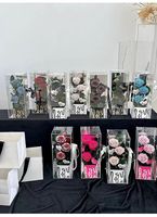 Boîte à fleurs en plexiglas portable personnalisée pour bricolage en miroir Vase de table en acrylique transparent