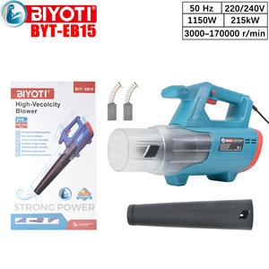 Souffleuse à neige électrique industrielle haute puissance BIYOTI 220V, souffleur à feuilles portatif pour jardin, dépoussiéreur à air - Product Image 1