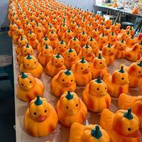 Jumbo Duck Squishy, Canard géant jaune mignon, Canard en peluche aux formes de raisin, tomate, pomme, Jouets anti-stress à presser, Jouets promotionnels pour enfants et adultes