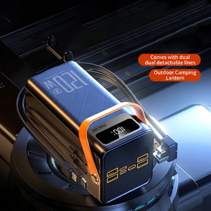 สถานีไฟฟ้าพกพา 100W ชาร์จเร็ว PD 3 พอร์ต Type-C แบตเตอรี่ลิเธียมโพลิเมอร์ สำหรับใช้งานฉุกเฉินกลางแจ้ง - Product Image 3