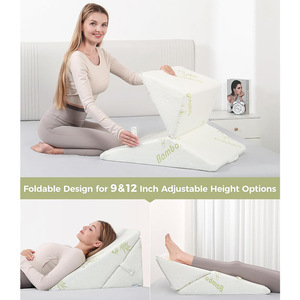 Triangle Pillow 120x10x15cm Foam Anti-Snore Support <b>For</b> Pregnancy Postoperative Care Acid Reflux Relief - Product Image 3