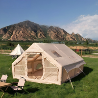 Tente Dôme Gonflable Oxford 12 m² Montage Rapide Extérieur 11 Mots Clés Durable Facile à Monter Anti-UV Camping Imperméable