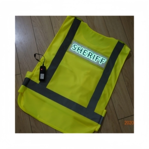 Chaleco de Seguridad <span class=keywords><strong>EL</strong></span> para Rescate de Emergencia y Operaciones Nocturnas. Luz <span class=keywords><strong>EL</strong></span> Activa, Visible a Distancia. Guardián para Cada Turno Nocturno - Product Image 5