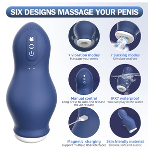 Masajeadores Eléctricos Vibratorios para Hombres de Alta Calidad, Totalmente Automáticos, con Diseño de Avión de Succión de Dragón, para Ejercicios de Masturbación del Glande - Product Image 4