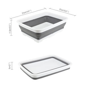 Bol de lavage pliable pour voyage en plein air, baignoire à vaisselle pliable Pop, bassin de lavage pliable, Camping caravane gain de place - Product Image 2