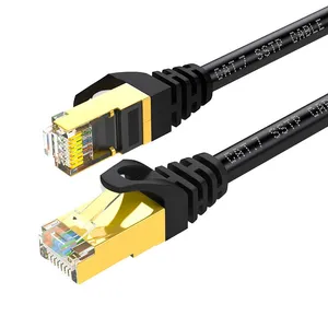 Customized Cat7 SSTP Cable Patch Cord RJ45 Network Patch Cord PVC Jacket Communication Cable