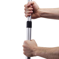 Fournisseurs avec poteau de tente en aluminium flexible télescopique à verrouillage par bouton à ressort