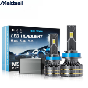Faros delanteros LED para coche M8 Pro, versión mejorada M9 Pro, faros modificados de alta luminosidad y concentración <span class=keywords><strong>H7</strong></span> - Product Image 1