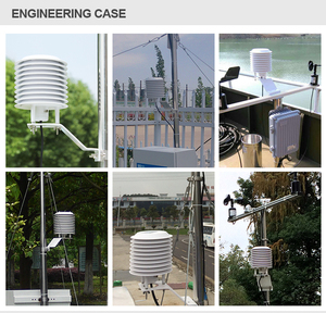 Sensore di Temperatura e Umidità Relativa Atmosferico Modbus RS485 con Custodia in Plastica e Schermo per Radiazione Solare - Product Image 6