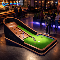 Plan d'affaires pour mini-golf commercial intérieur, parcours d'aventure de mini-golf à 9 ou 18 trous sur le thème du néon, fabricant pour événements