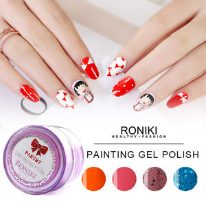 RONIKI Nail Art Salon 5G Pure Color Paint Gel Polish Gel <span class=keywords><strong>de</strong></span> <span class=keywords><strong>pintura</strong></span> Uv <span class=keywords><strong>semipermanente</strong></span> con 100 <span class=keywords><strong>colores</strong></span> - Product Image 2