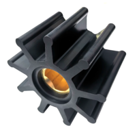 OEM Doosan Develon 400902-00081 IMPELLER SEA WATER PUMP DE12TIB Impeller en caoutchouc flexible JMP Impeller 8001-01K Pièces marines
