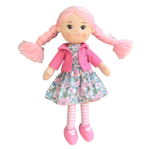 Großhandel 35 cm Custom Plüsch tier Plüsch puppe Gefüllte Plüsch Mädchen puppen Kawaii Plüsch Stoff puppen für Kinder Viele Farben - Product Image 2