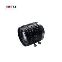 Objectif industriel HIFLY FA 16 mm 5MP 2/3'' à focale fixe, manuel, grande ouverture pour caméra de vision industrielle