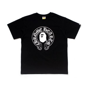 T-shirt a maniche corte in cotone pesante 260g personalizzata vintage con stampa Shark Letter per Ape Head, per vendita all'ingrosso transfrontaliera - Product Image 2