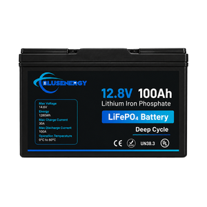 แบตเตอรี่ LiFePO4 12.8V 100Ah แบตเตอรี่ลิเธียมแบบ Deep Cycle อายุการใช้งานยาวนาน ทดแทนแบตเตอรี่ตะกั่ว-กรด สำหรับระบบจัดเก็บพลังงานแสงอาทิตย์ในบ้าน รถบ้าน เรือ และ UPS - Product Image 2