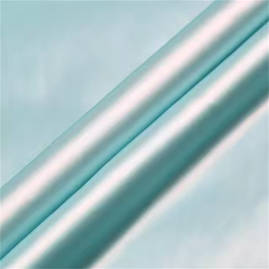 Pesi massimi di qualità perfetta vendita calda 30 M/m colori solidi morbido sentire materiale di seta tessuto di raso per le donne bel vestito da sera - Product Image 2