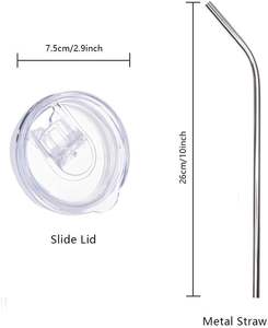 Vaso Térmico de Acero Inoxidable de Doble Pared, Imprimible, Delgado, Recto, para Sublimación, Botella de Agua de 20 oz, Embalaje Individual - Product Image 4