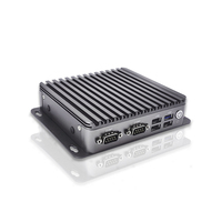 Windows 7/8/10 dan Linux kompatibel, Fanless Industrial Mini PC dengan CPU Intel J1900 dan 4 port USB